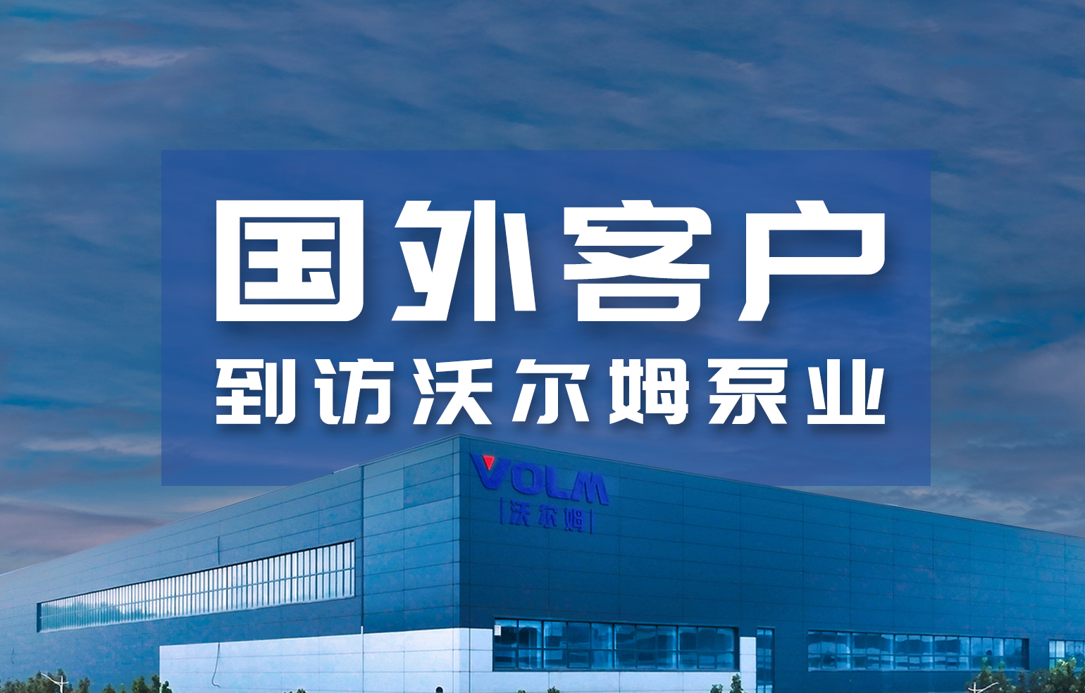 國外客戶到訪沃爾姆泵業(yè)